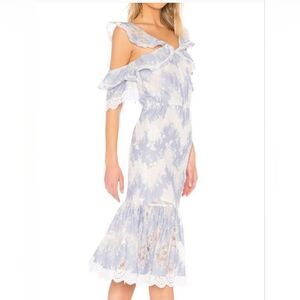 Marissa Webb Floral Print midi length  dress   size Large